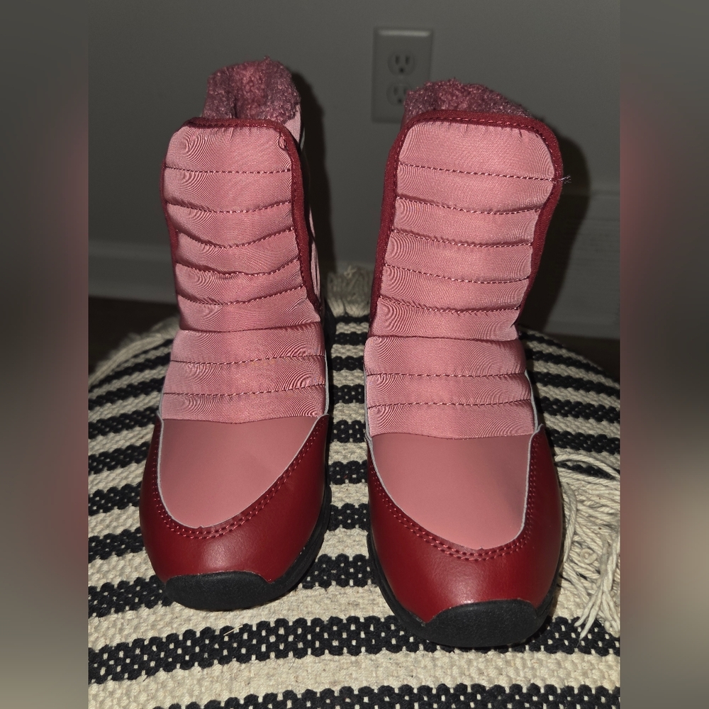 Stylish Pink and Red Girl's Puma Boots